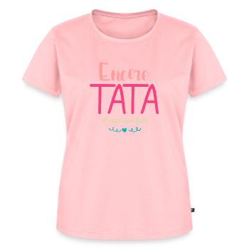 Encore TATA deuxième fois - T-shirt Premium bio Femme - rose - Devant - AI Model Female 172 dark (172cm)