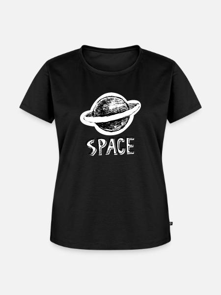 Space . Shuttle . Universe - Frauen Premium Bio T-Shirt - Schwarz