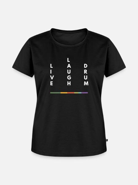 Drummer drummer - Frauen Premium Bio T-Shirt - Schwarz