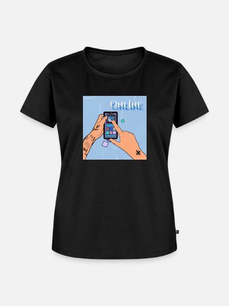 ONLINE by FRAUBASS - Frauen Premium Bio T-Shirt - Schwarz