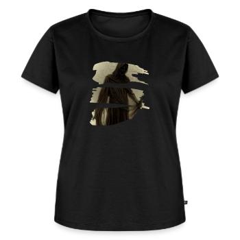 Halloween Spirit - Women's Premium Organic T-shirt - black - Front - Selfina (174cm)