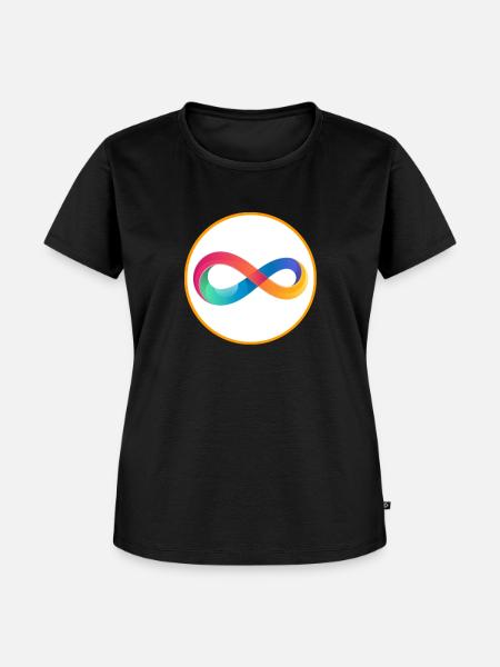 Unendlichkeit - Frauen Premium Bio T-Shirt - Schwarz