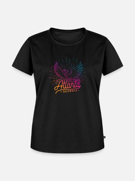 Atlanta Georgia - Frauen Premium Bio T-Shirt - Schwarz