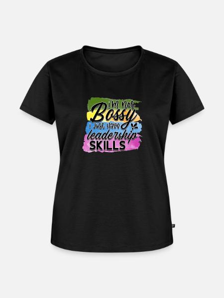Im not bossy - Frauen Premium Bio T-Shirt - Schwarz