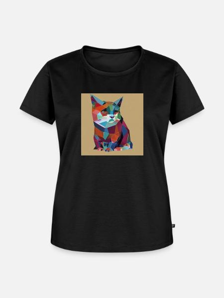 Origami - Frauen Premium Bio T-Shirt - Schwarz