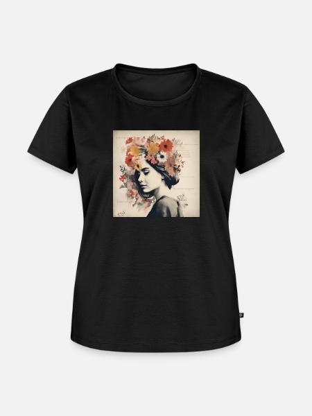 Weibliche Inspiration - Frauen Premium Bio T-Shirt - Schwarz