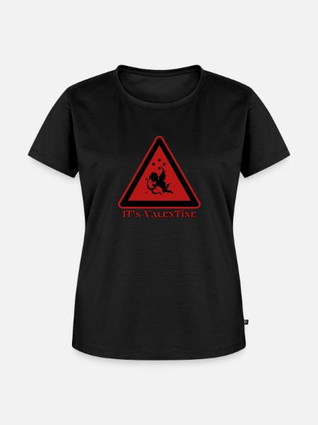 it'S Valentine - Frauen Premium Bio T-Shirt - Schwarz