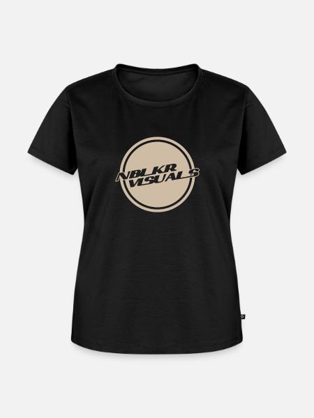 NBLKRVISUALS Retro - Frauen Premium Bio T-Shirt - Schwarz