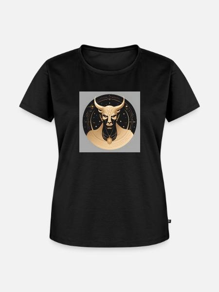 Calm Demon - Frauen Premium Bio T-Shirt - Schwarz