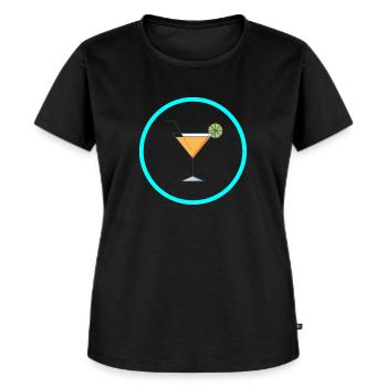 Cocktail - Women's Premium Organic T-shirt - black - Front - Selfina (174cm)