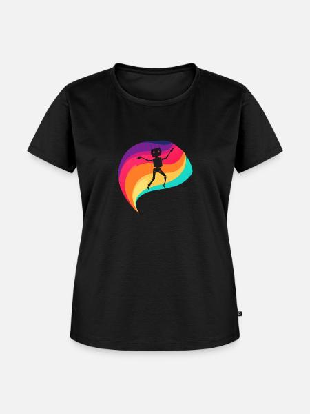 Roboter Cyborg - Frauen Premium Bio T-Shirt - Schwarz
