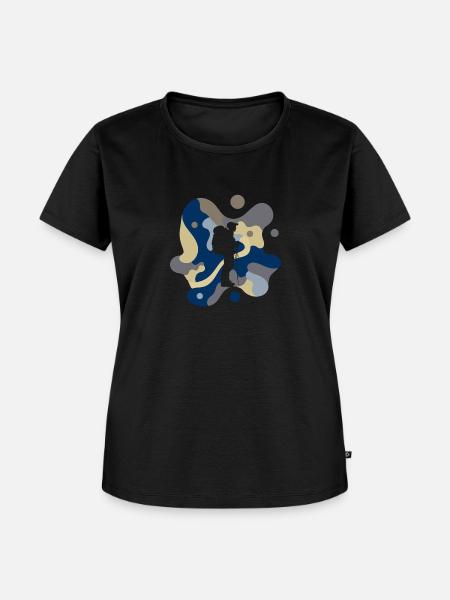 Wanderer Wanderung Wandern - Frauen Premium Bio T-Shirt - Schwarz