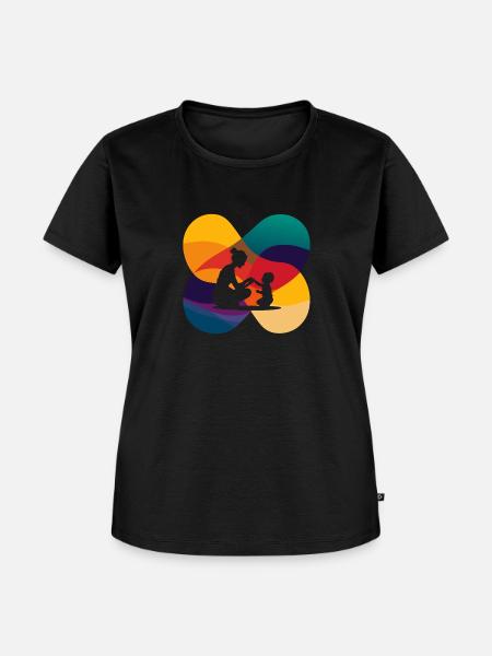 Kindermaedchen Elternhilfe Babysitter - Frauen Premium Bio T-Shirt - Schwarz