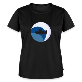 Submarine Submarine - Women's Premium Organic T-shirt - black - Front - Selfina (174cm)
