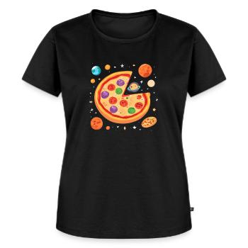 Pizza Planet Expedition - Adventure - Women's Premium Organic T-shirt - black - Front - Selfina (174cm)