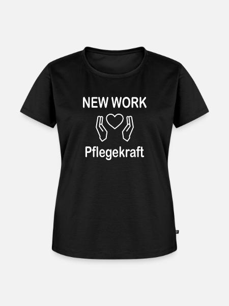Pflegekraft - Frauen Premium Bio T-Shirt - Schwarz