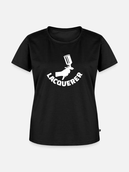 Lackierer - Frauen Premium Bio T-Shirt - Schwarz