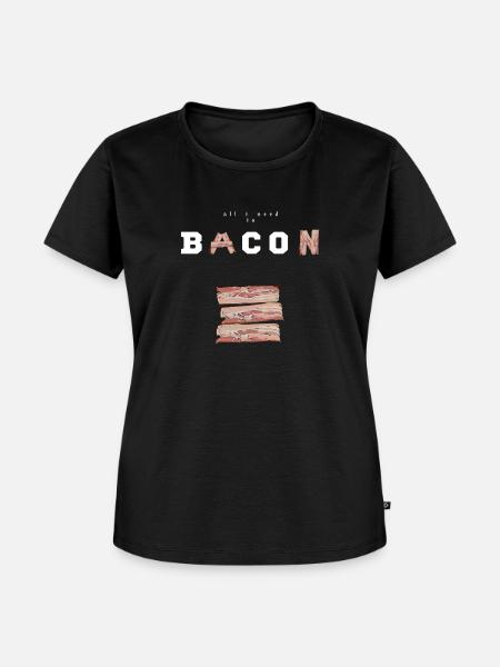 Speck und Speck - Frauen Premium Bio T-Shirt - Schwarz