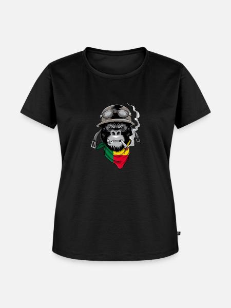 Benin - Frauen Premium Bio T-Shirt - Schwarz
