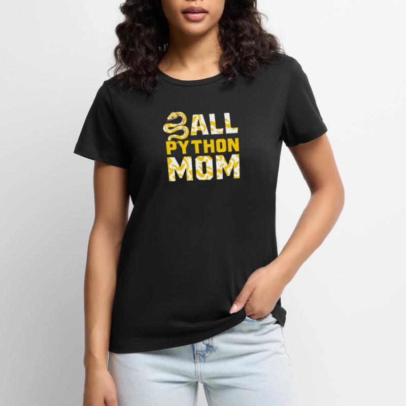 Banana Ball Python Herpetologist Ball Python Mom Frauen Premium Bio T-Shirt
