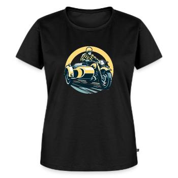 Guter Rat: 3Rad! - Frauen Premium Bio T-Shirt - Schwarz - Vorne - Selfina (174cm)