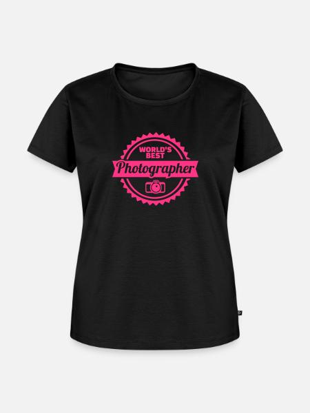 Fotograf - Frauen Premium Bio T-Shirt - Schwarz