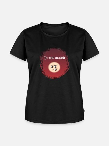 In the mood - ANGRY - - Frauen Premium Bio T-Shirt - Schwarz