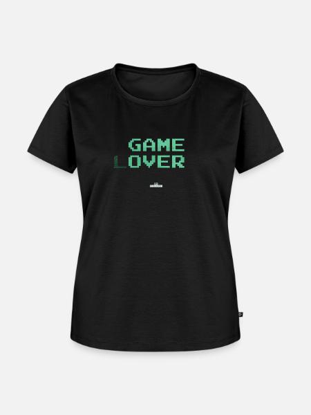game (l)over - Frauen Premium Bio T-Shirt - Schwarz