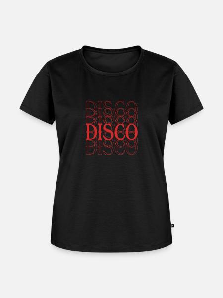 Disco Disco Disco - Frauen Premium Bio T-Shirt - Schwarz