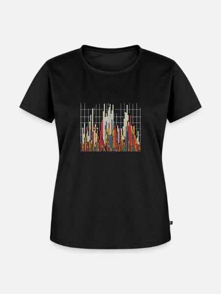 Datenanalyse & Diagramme - Visuelle Geschenkidee - Frauen Premium Bio T-Shirt - Schwarz