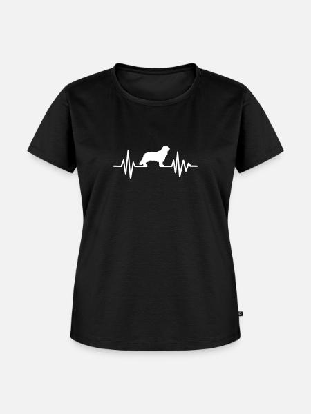 Cavalier King Charles - Frauen Premium Bio T-Shirt - Schwarz