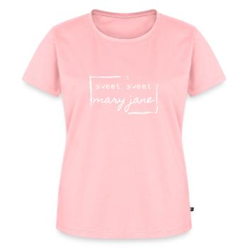 Sweet Sweet Mary Jane Cannabis 420 CBD Gift - Women's Premium Organic T-shirt - rose - Front - AI Model Female 172 dark (172cm)