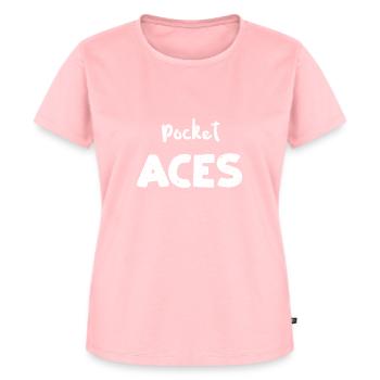 Pocket Aces - Texas - T-shirt Premium bio Femme - rose - Devant - AI Model Female 172 dark (172cm)