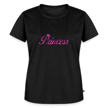 Princesse - T-shirt Premium bio Femme - noir - Devant - Selfina (174cm)