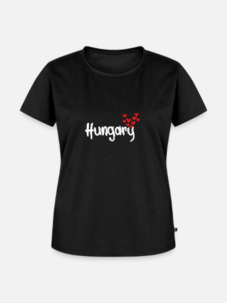 Hungary - Frauen Premium Bio T-Shirt - Schwarz