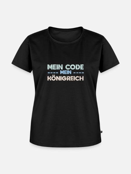 Mein Code, Mein Königreich - Frauen Premium Bio T-Shirt - Schwarz