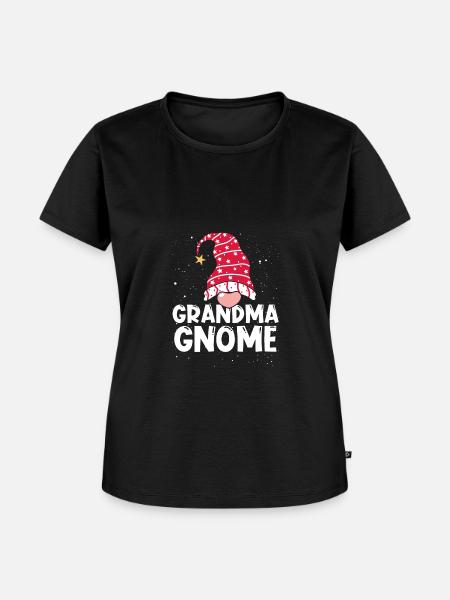 Gnom Oma - Frauen Premium Bio T-Shirt - Schwarz