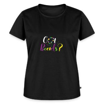Get color beads - Women's Premium Organic T-shirt - black - Front - Selfina (174cm)