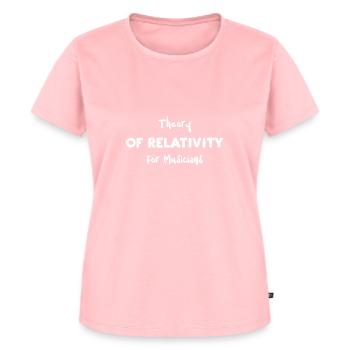 Theory Of Relativity For Musicians - Women's Premium Organic T-shirt - rose - Front - AI Model Female 172 dark (172cm)