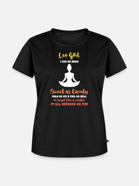 Sternzeichen Löwe - Frauen Premium Bio T-Shirt - Schwarz