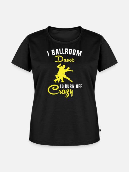 Walzer Paartanz - Frauen Premium Bio T-Shirt - Schwarz