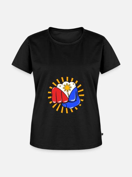 Philippinisch Philippinen - Frauen Premium Bio T-Shirt - Schwarz