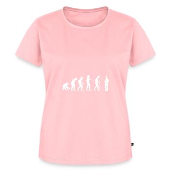 police - Women's Premium Organic T-shirt - rose - Front - AI Model Female 172 dark (172cm)
