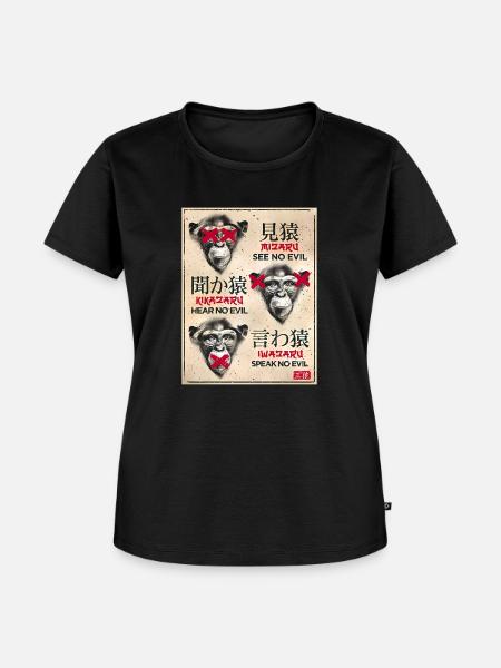 23F 0191 bk - Frauen Premium Bio T-Shirt - Schwarz