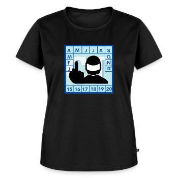 contrôle technique moto - T-shirt Premium bio Femme - noir - Devant - Selfina (174cm)