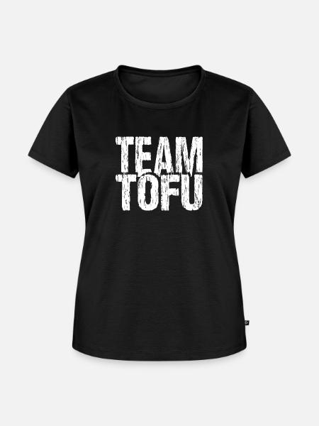 Team Tofu - Frauen Premium Bio T-Shirt - Schwarz