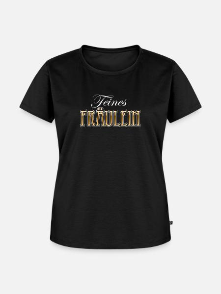 Feines Fräulein - Frauen Premium Bio T-Shirt - Schwarz