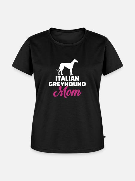 Italian Greyhound - Frauen Premium Bio T-Shirt - Schwarz