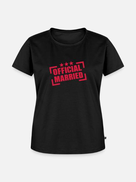 Official Married - Frauen Premium Bio T-Shirt - Schwarz