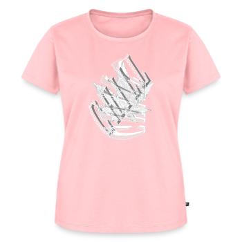 CHILL Hemp Leaf - Women's Premium Organic T-shirt - rose - Front - AI Model Female 172 dark (172cm)